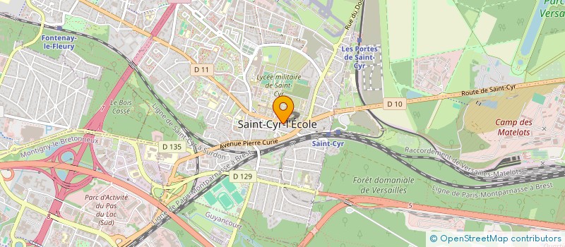 localisation de l'entreprise ILE-DE-FRANCE DEMENAGEMENTS à SAINT-CYR-L'ECOLE