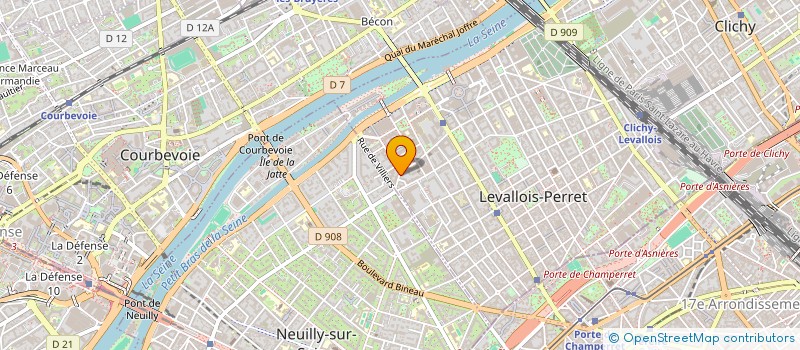 localisation de l'entreprise ILE DE FRANCE IMMOBILIER à LEVALLOIS-PERRET