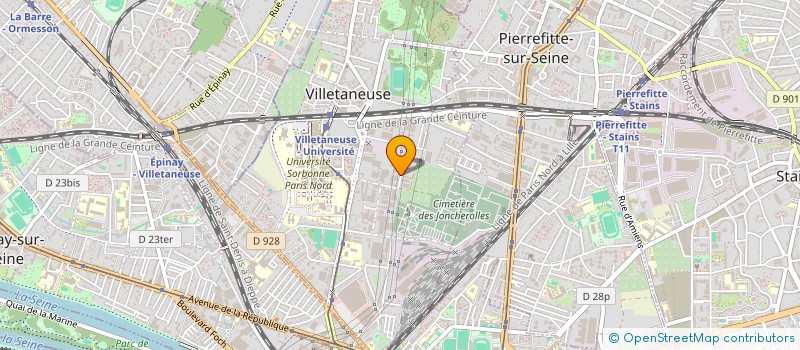 localisation de l'entreprise ILE DE FRANCE MATERIEL SE à VILLETANEUSE