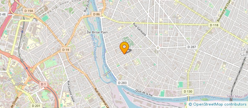 localisation de l'entreprise ILE DE FRANCE NAUTISME à ST MAUR DES FOSSES
