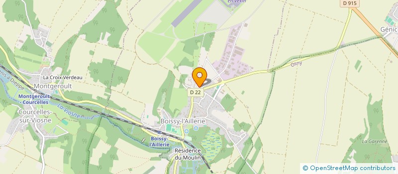 localisation de l'entreprise ILE DE FRANCE PAYSAGE BERNARD FOURNIER  BOISSY-L'AILLERIE