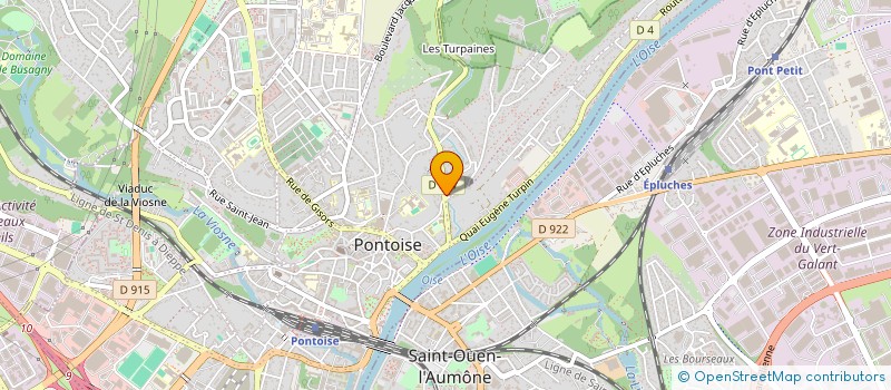 localisation de l'entreprise ILE DE FRANCE PRESTATIONS  PONTOISE