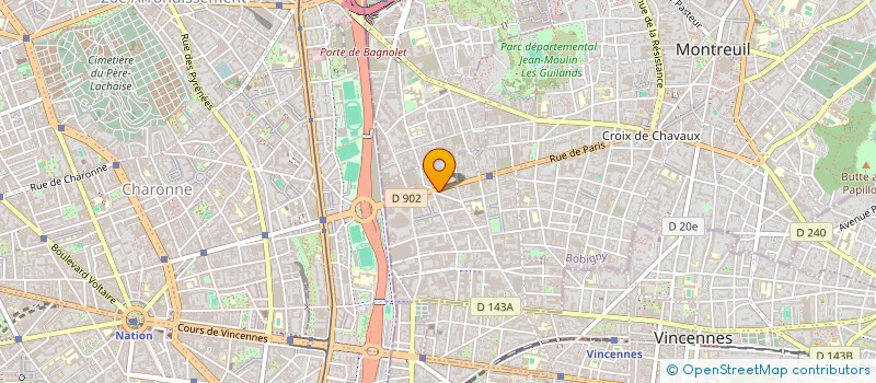localisation de l'entreprise ILE DE FRANCE PRESTATIONS SERVICES ET CONSULTING à MONTREUIL