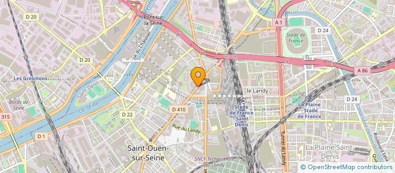 localisation de l'entreprise ILE DE FRANCE PROPRETE à SAINT-DENIS