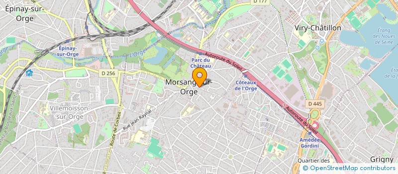 localisation de l'entreprise ILE DE FRANCE REMORQUAGE à MORSANG-SUR-ORGE