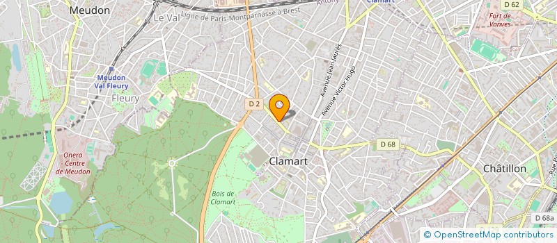 localisation de l'entreprise ILE DE FRANCE SIMULATION à CLAMART