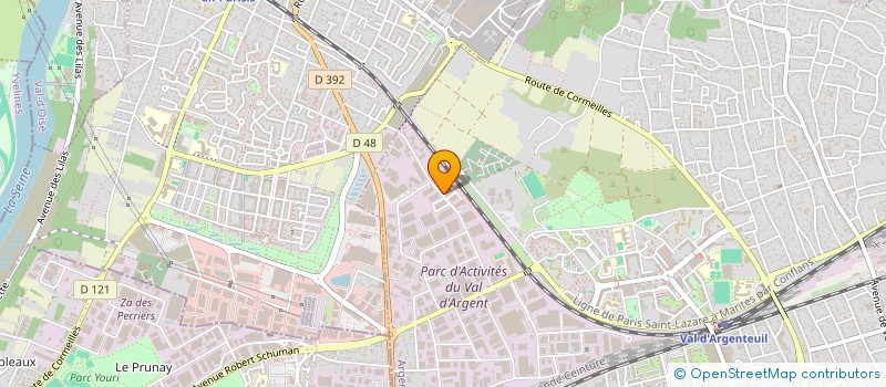 localisation de l'entreprise ILE DE FRANCE TOURISME à ARGENTEUIL