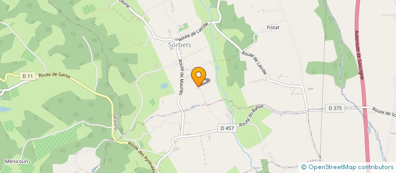 localisation de l'entreprise ILE DE LA REUNION  SORBETS