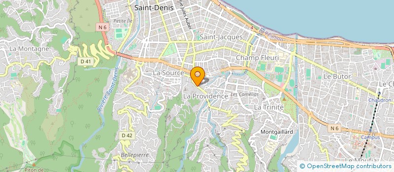 localisation de l'entreprise ILE DE LA REUNION COMPENSATION à SAINT-DENIS