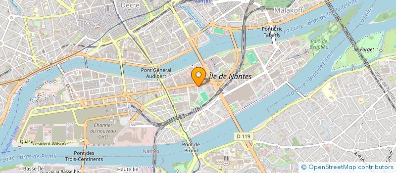 localisation de l'entreprise ILE DE NANTES à NANTES