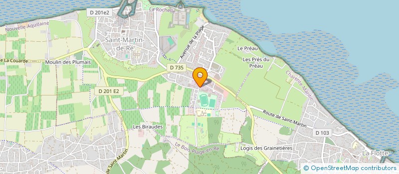 localisation de l'entreprise ILE DE RE CHOCOLATS  SAINT-MARTIN-DE-RE