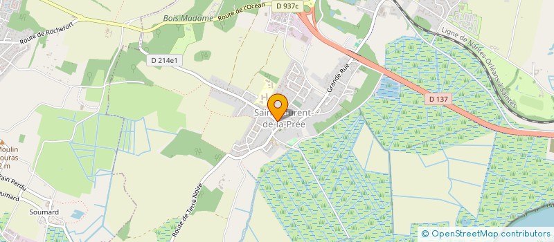 localisation de l'entreprise ILE DES DIEUX  SAINT-LAURENT-DE-LA-PREE