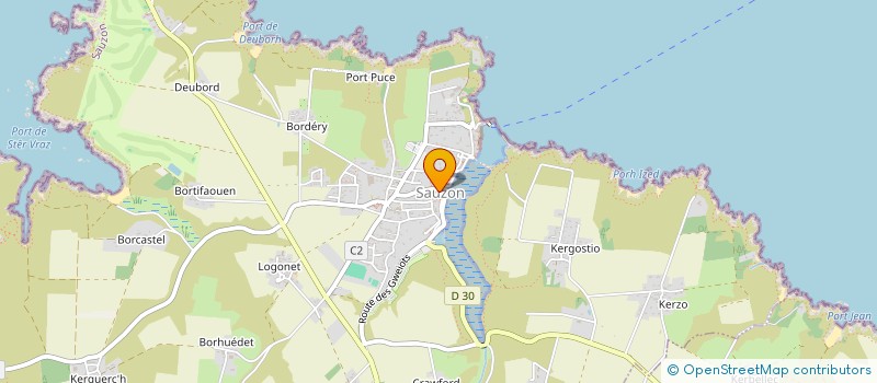 localisation de l'entreprise ILE DES PAINS à SAUZON