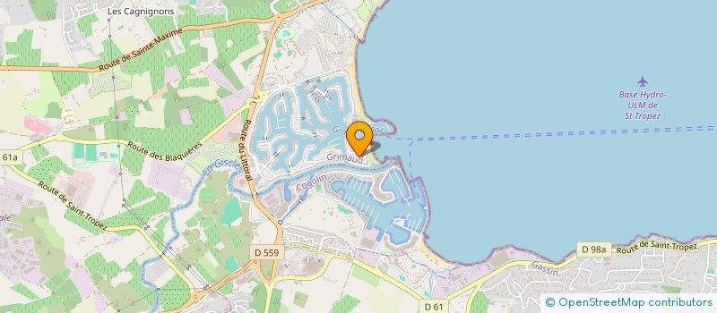 localisation de l'entreprise ILE DES SABLES à GRIMAUD