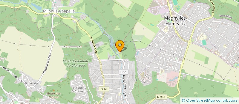 localisation de l'entreprise ILE DU MOULIN DE LA MACHINE  MILON-LA-CHAPELLE