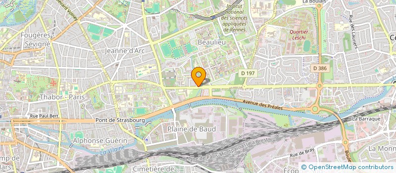 localisation de l'entreprise ILE DUMET  RENNES