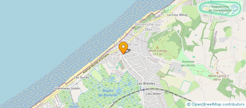 localisation de l'entreprise ILE IMMO à BLONVILLE-SUR-MER