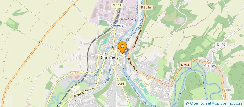 localisation de l'entreprise ILE MARGOT à CLAMECY