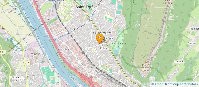 localisation de l'entreprise ILE VERTE IMMOBILIER BY AM & PM  SAINT-EGREVE