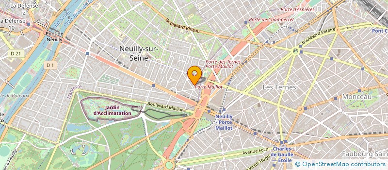 localisation de l'entreprise ILEA à NEUILLY-SUR-SEINE