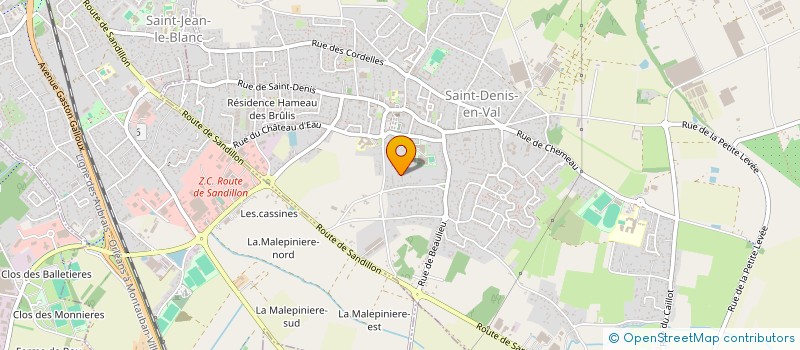 localisation de l'entreprise ILEA à SAINT-DENIS-EN-VAL