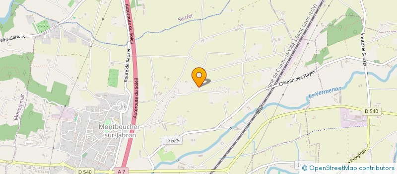 localisation de l'entreprise ILEA TECHNOLOGIE  MONTBOUCHER-SUR-JABRON