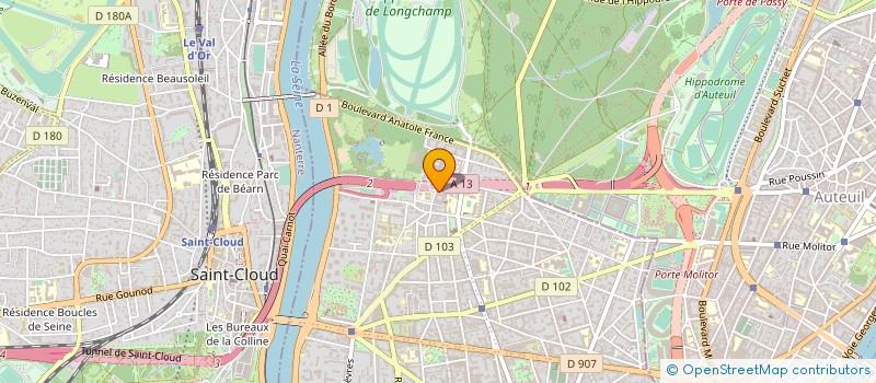 localisation de l'entreprise ILEDS  BOULOGNE-BILLANCOURT