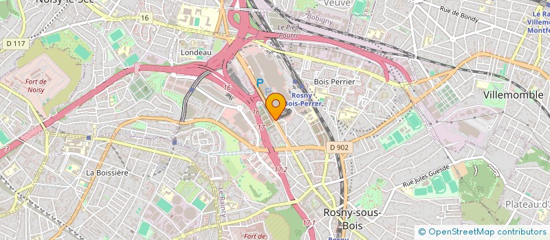 localisation de l'entreprise ILEECOM  ROSNY-SOUS-BOIS