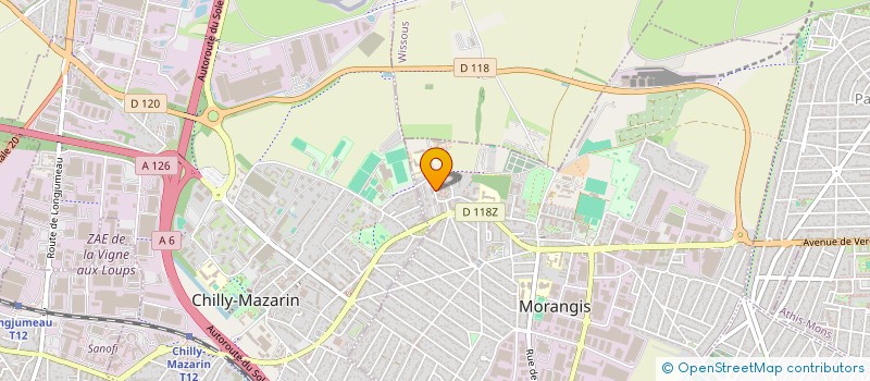 localisation de l'entreprise ILEF CONS  MORANGIS