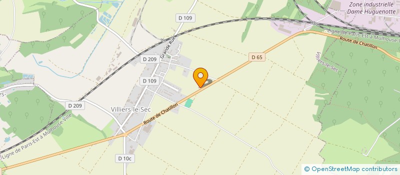 localisation de l'entreprise ILENA-AUTO à VILLIERS-LE-SEC