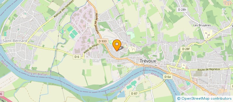 localisation de l'entreprise ILEO à TREVOUX