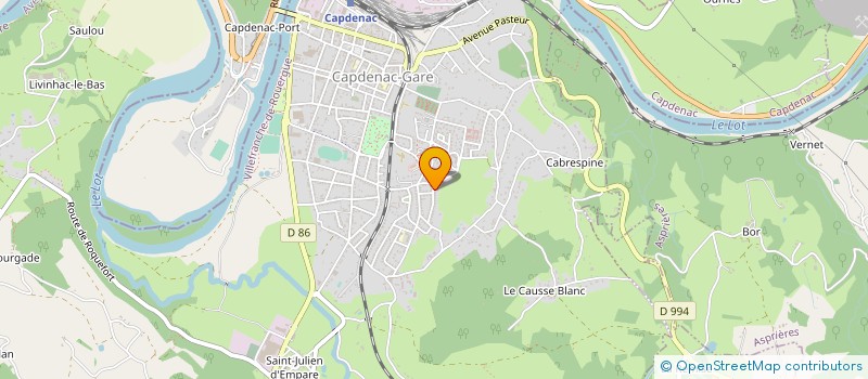 localisation de l'entreprise ILEO INVEST 1 à CAPDENAC-GARE