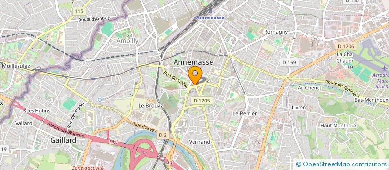 localisation de l'entreprise ILES PARADISIAQUES à ANNEMASSE