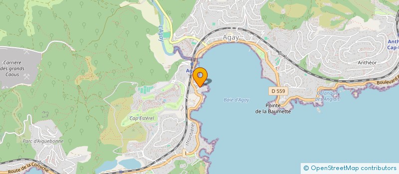 localisation de l'entreprise ILES VIEILLES  SAINT-RAPHAEL