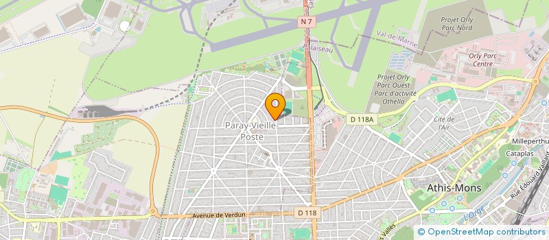 localisation de l'entreprise ILESTAXI à PARAY-VIEILLE-POSTE
