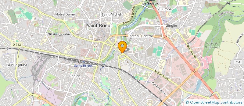 localisation de l'entreprise ILEVEL à SAINT-BRIEUC