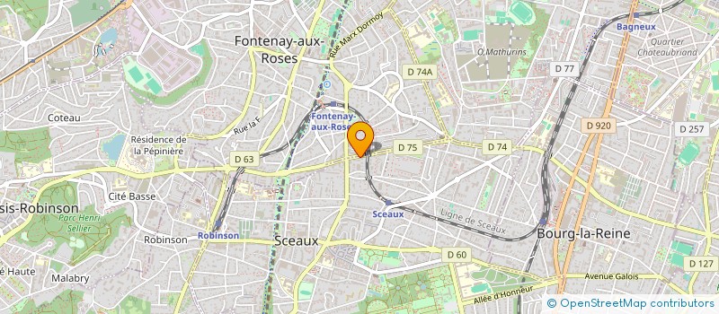 localisation de l'entreprise ILEX à SCEAUX