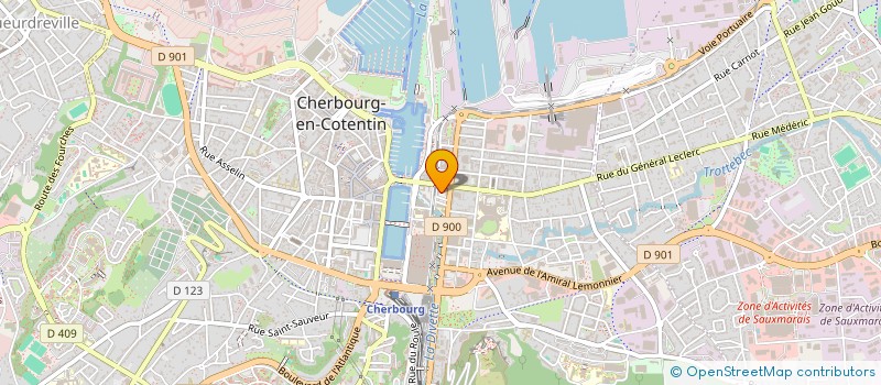 localisation de l'entreprise ILEX à CHERBOURG-EN-COTENTIN