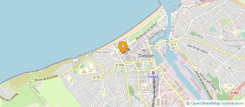 localisation de l'entreprise ILFORD à DIEPPE