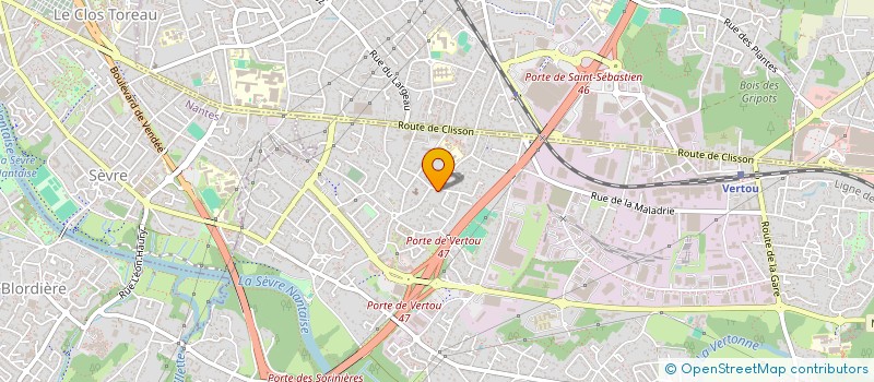 localisation de l'entreprise ILG  VERTOU