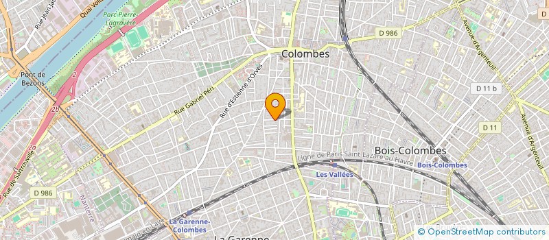 localisation de l'entreprise ILG PRODUCTION  COLOMBES