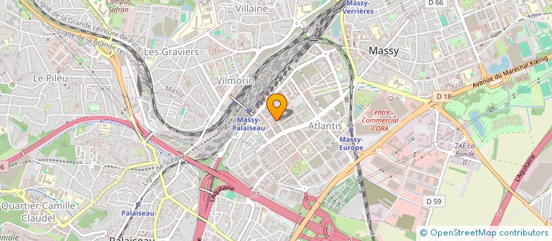 localisation de l'entreprise ILGI-OA à MASSY