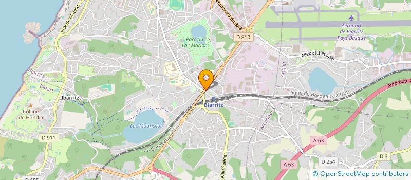 localisation de l'entreprise ILHAM PRESTIGE  BIARRITZ