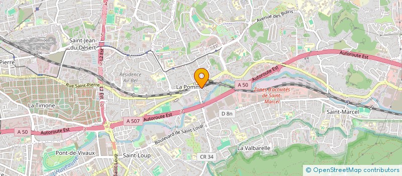 localisation de l'entreprise ILHAN à MARSEILLE