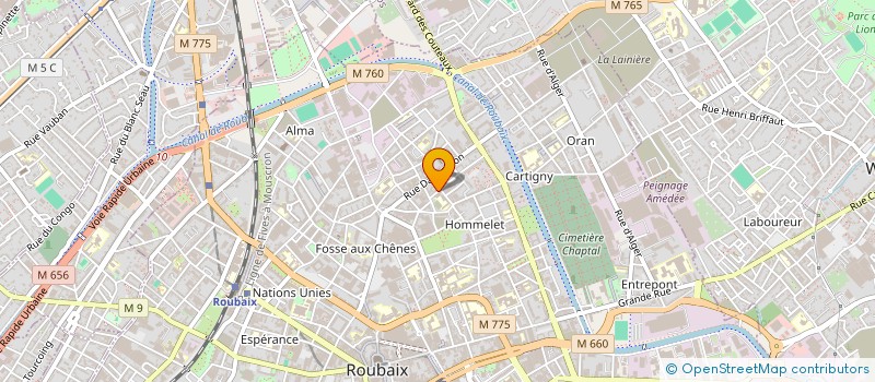 localisation de l'entreprise ILHAN  ROUBAIX