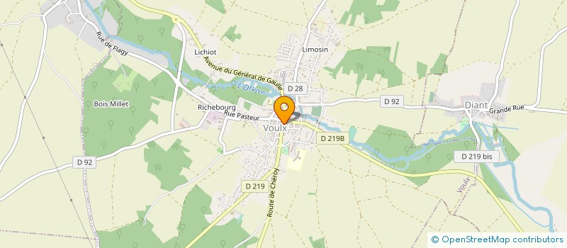 localisation de l'entreprise ILHAN  VOULX