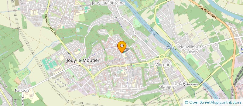 localisation de l'entreprise ILHAN  JOUY-LE-MOUTIER