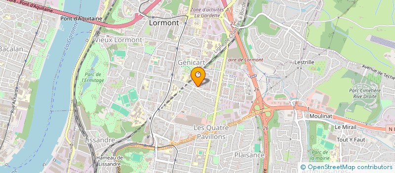 localisation de l'entreprise ILHAN AMENAGEMENT à LORMONT