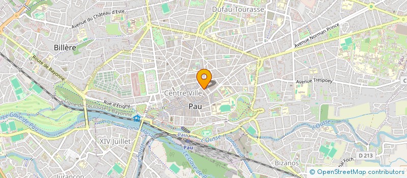 localisation de l'entreprise ILHEM à PAU
