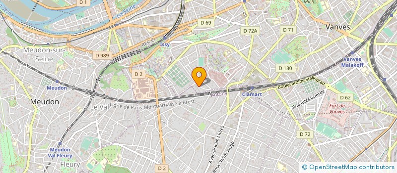 localisation de l'entreprise ILI BATIMENT à ISSY-LES-MOULINEAUX